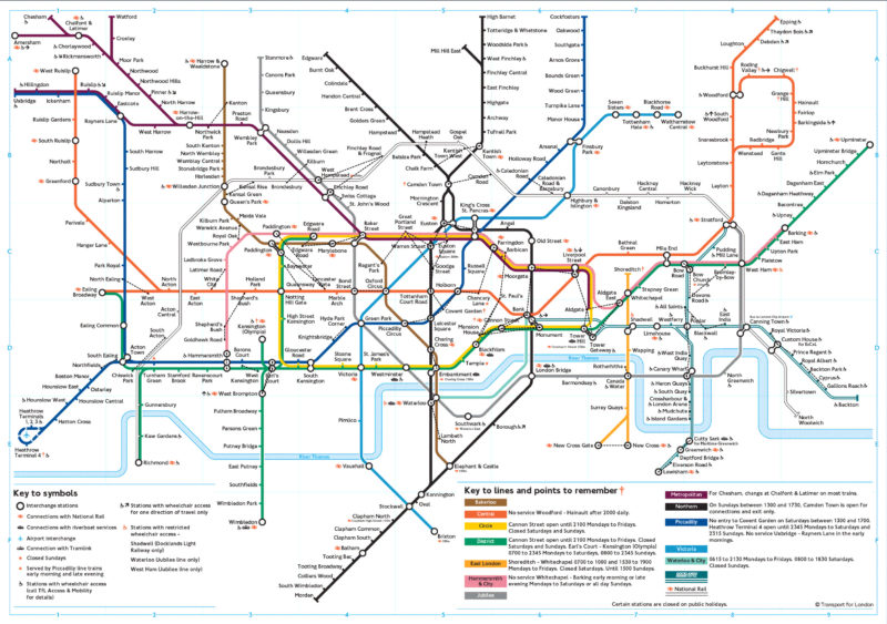 London Underground Map 