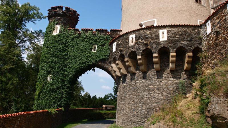 Zámek Žleby je opravdu romantický skvost