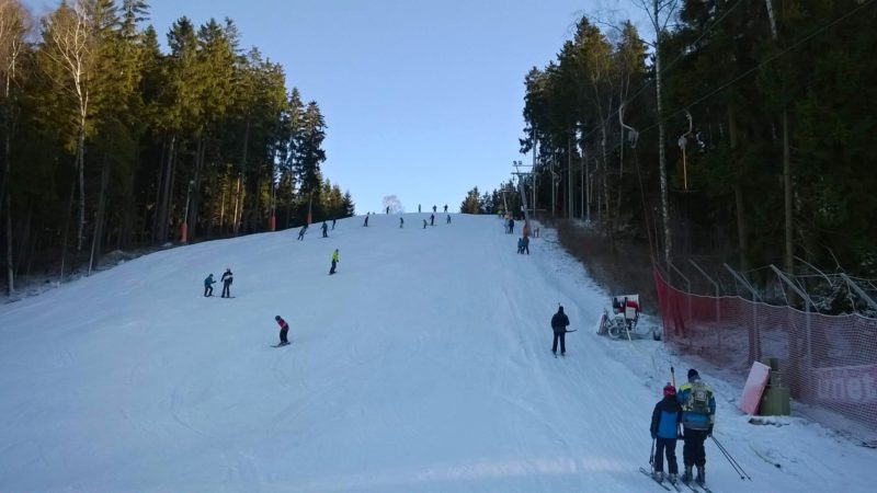 Krásné sjezdovky ve Ski Hlinsko