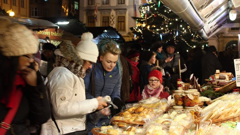 Vánoční trhy Budějovice a dobroty
