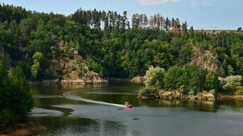 Dalešická přehrada nabízí mnoho krásných míst