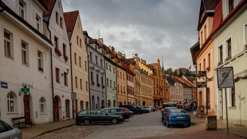 Náměstí městečka Loket