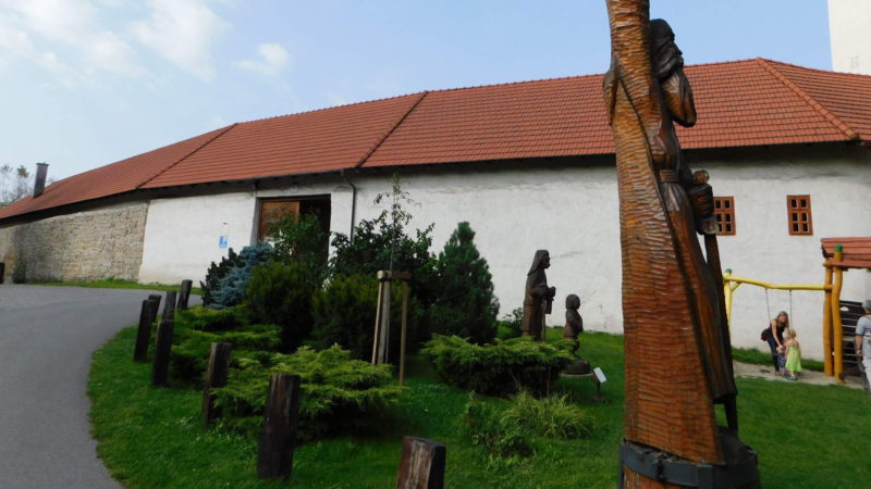 Jeden ze vstupů na Slezkoostravský hrad.