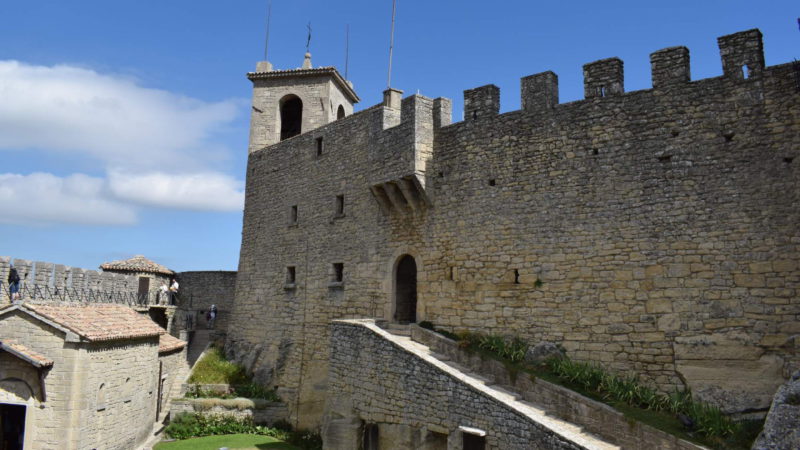 Další zajímavý pohled na hrad San Marino