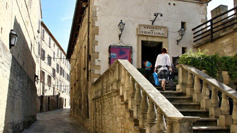 San Marino je místy velmi kopcovité
