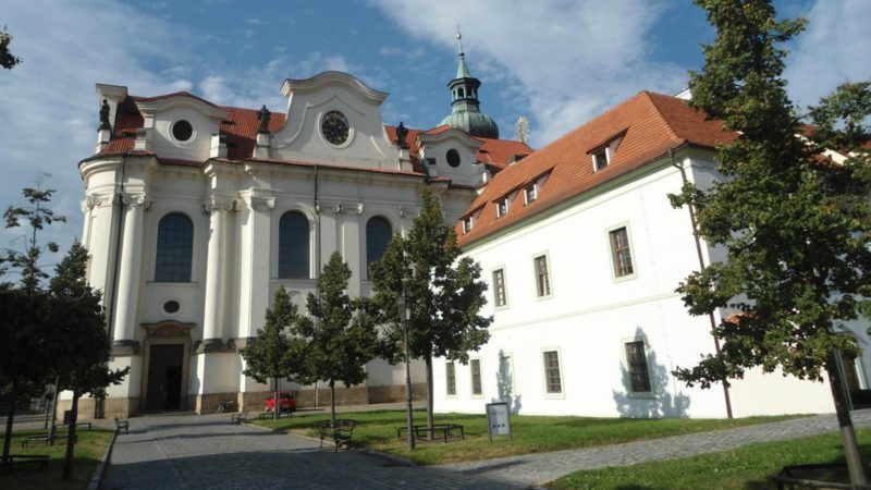 Bazilika sv. Markéty je dominantou celého kláštera