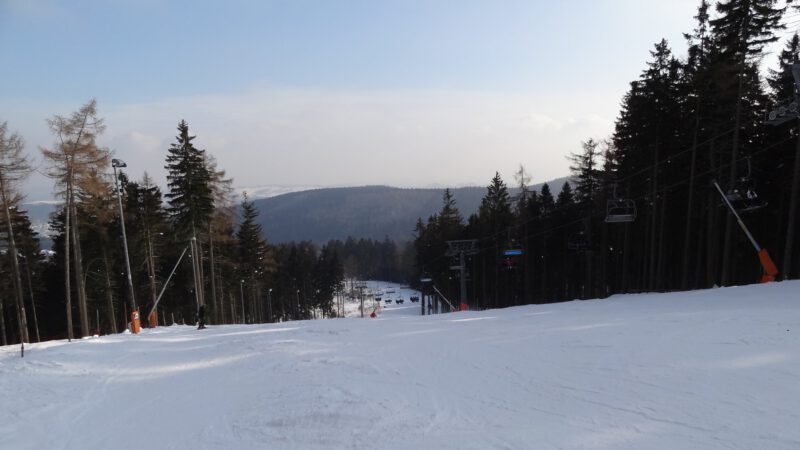 Sjezdovka ve Ski Černá Hora