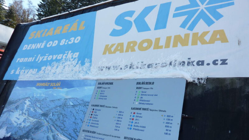 Mapa Ski Karolinka