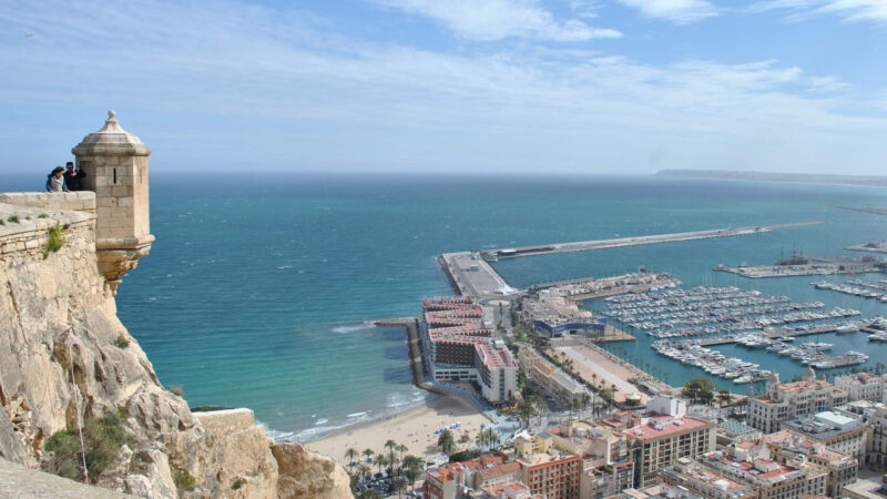 View from the fortress that once guarded the city 