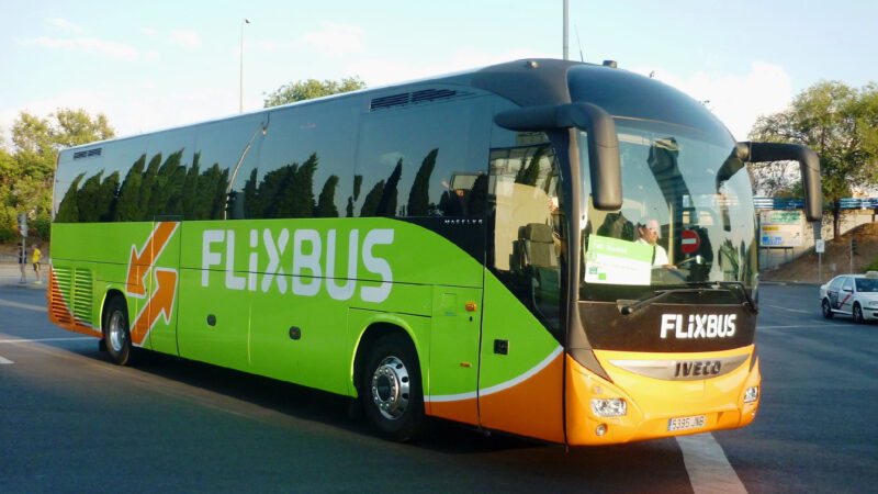 Nepřehlédnutelné autobusy společnosti Flixbus