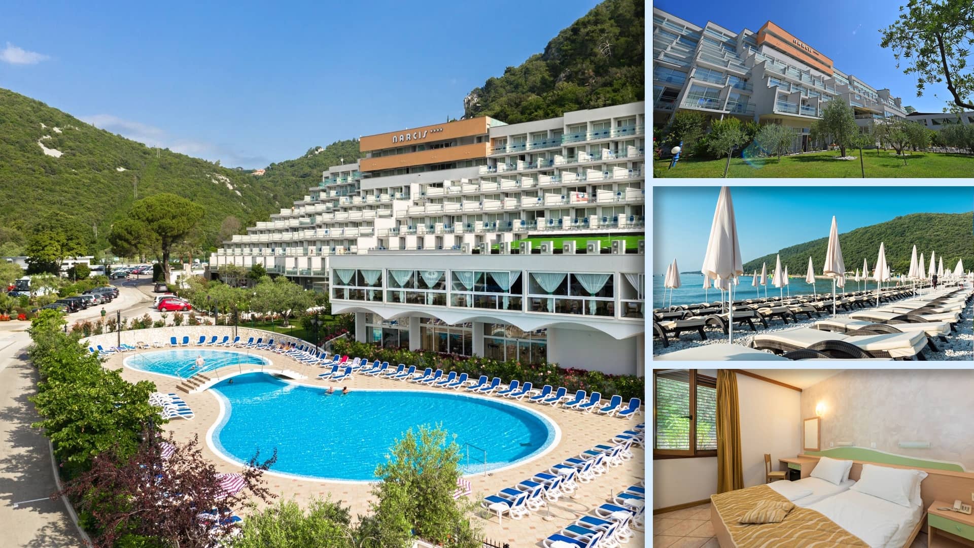 Narcis – Velký a hezky zrekonstruovaný hotel na Istrii