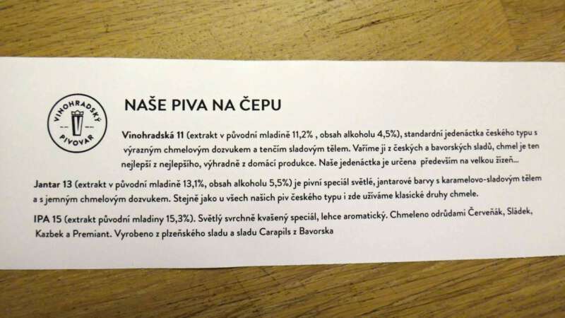 Něco málo o zdejším pivu