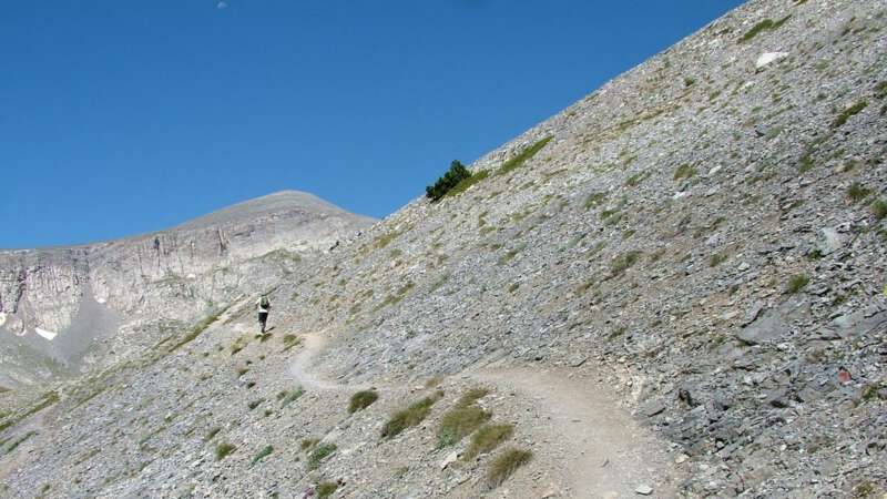 Cestička na vrchol hory Olymp v Řecku