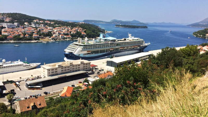 Korčula je oblíbeným cílem výletních lodí