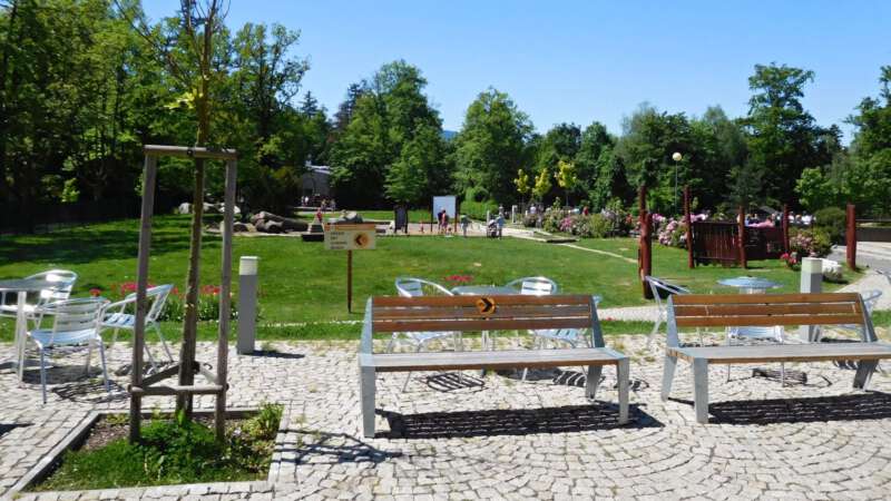 Oblast kousek za vchodem do zoo Liberec