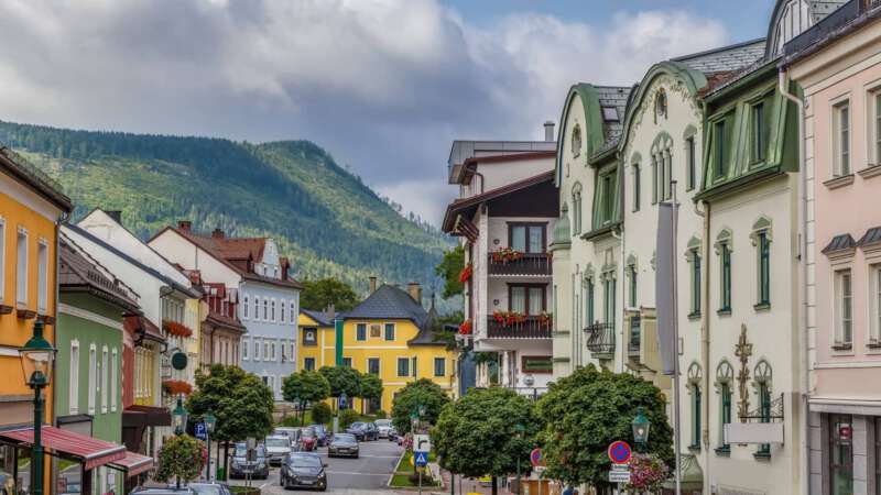 Centrum malebného městečka Mariazell