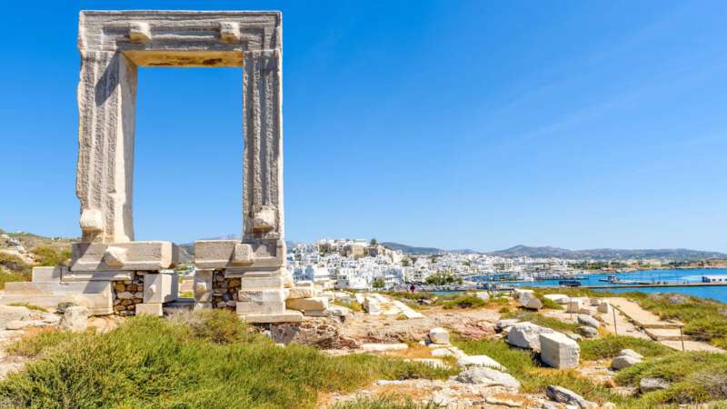 Panorama ostrova Naxos