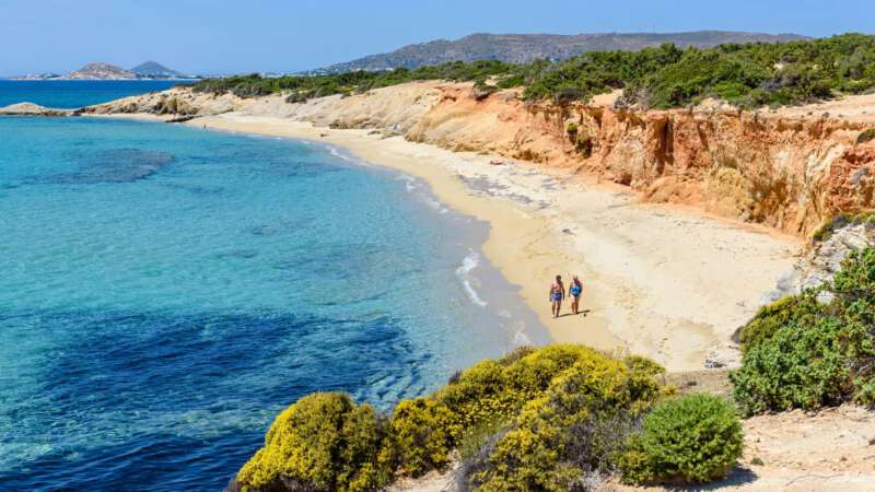 Naxos má jedinečné pláže, bez davů turistů