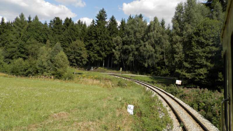 Trasa vede krásnou přírodou České Kanady