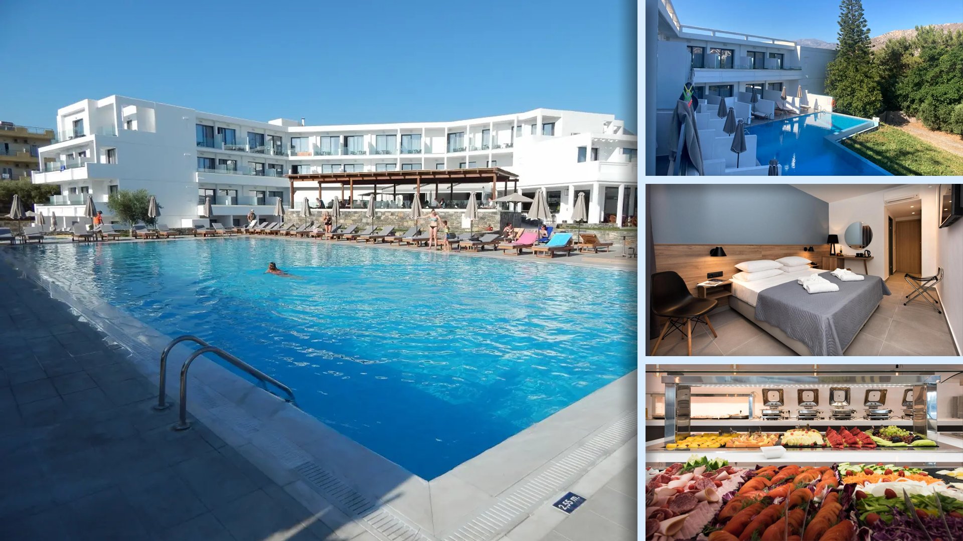 Resort Amounda Bay na Krétě – Moderní pokoje, výborné jídlo