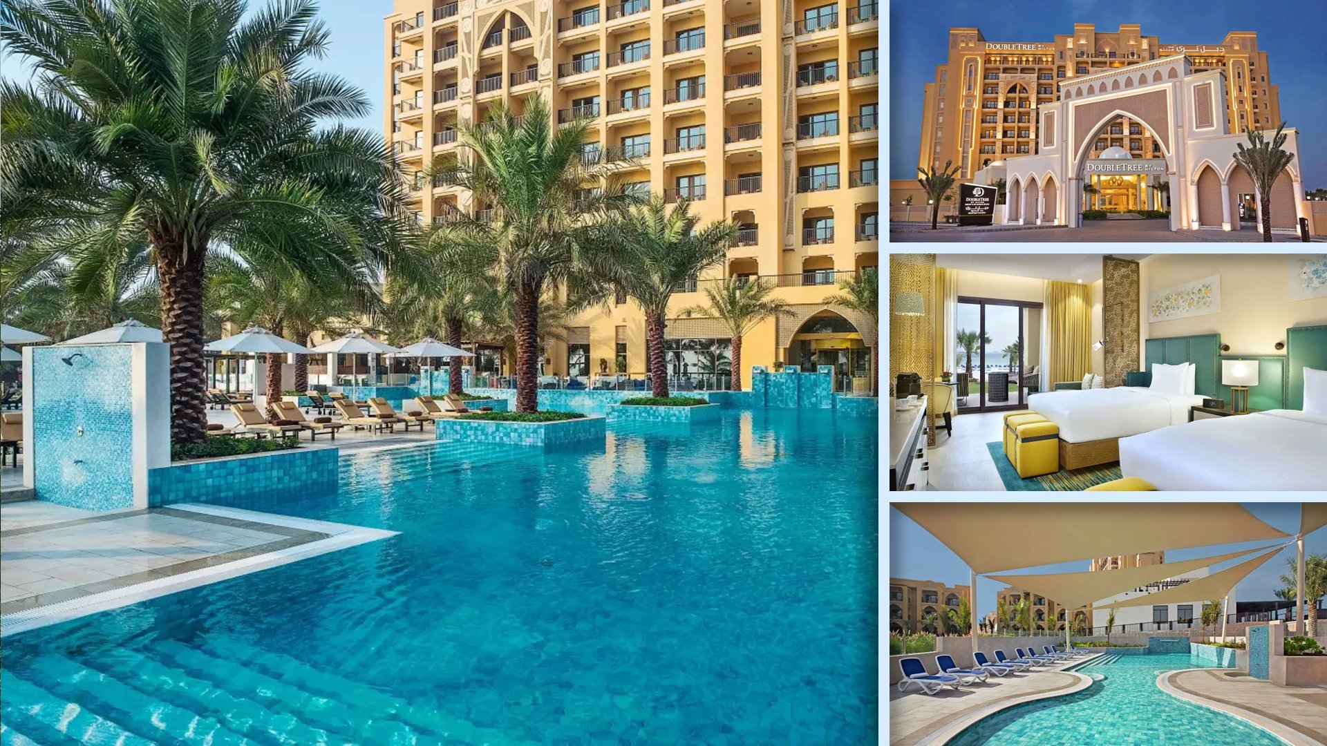 DoubleTree by Hilton & Spa Marjan Island v Emirátech s vlastní pláží
