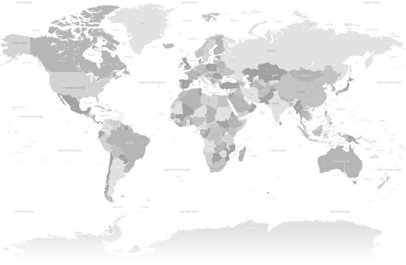 Slepá mapa s popisky
