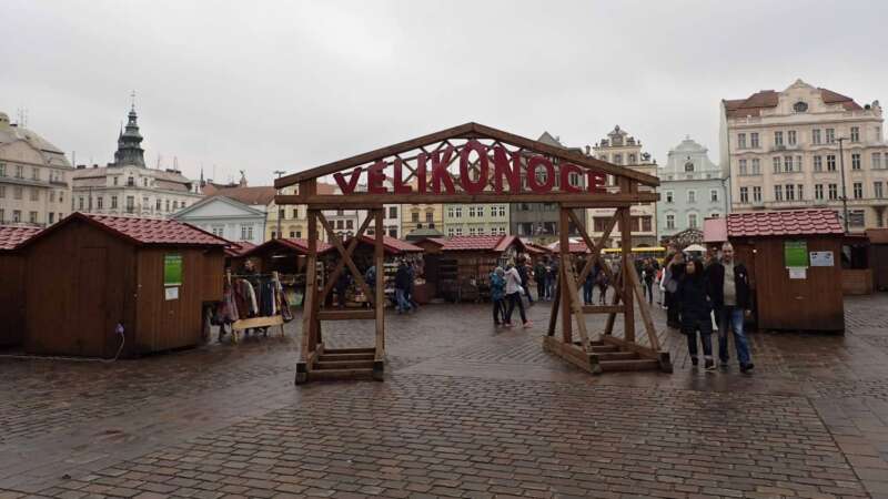Vstup na velikonoční trhy Plzeň