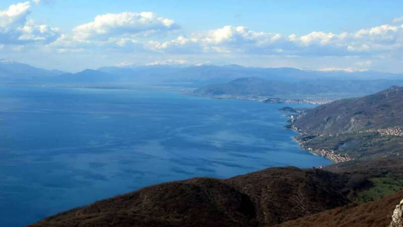 Ochridské jezero je opravdu obrovské
