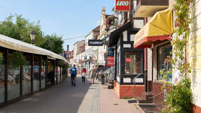 Centrum města je malebné a příjemné místo