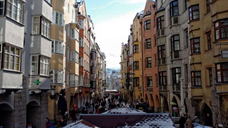 Innsbruck je centrem rakouských Alp