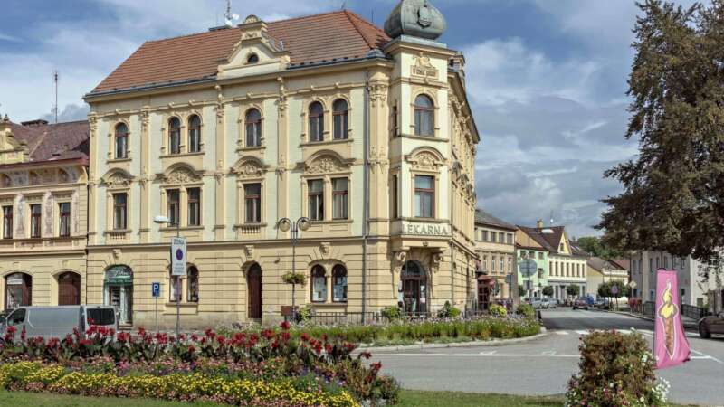 Centrum města Lázně Bělohrad