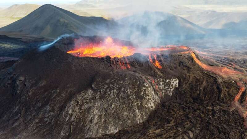 Sopka Mauna Loa na Havaji