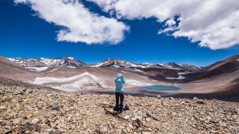 Nevados Ojos del Salado je opravdu nádherné sopka