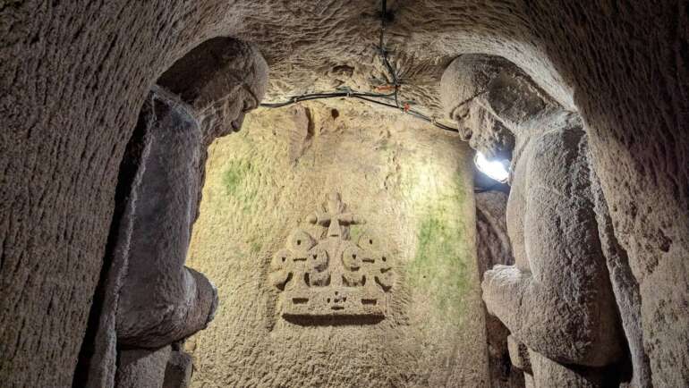 Jeskyně blanických rytířů je opravdu monumentální