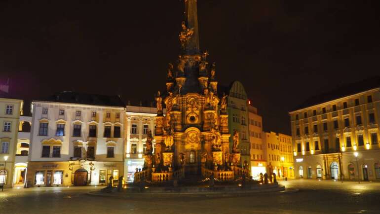 Sloup Nejsvětější Trojice v Olomouci je nádherná památka