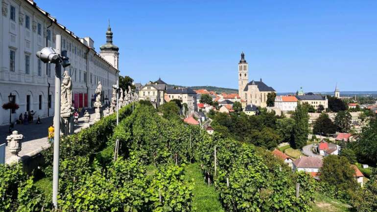 Známé panorama Kutné Hory