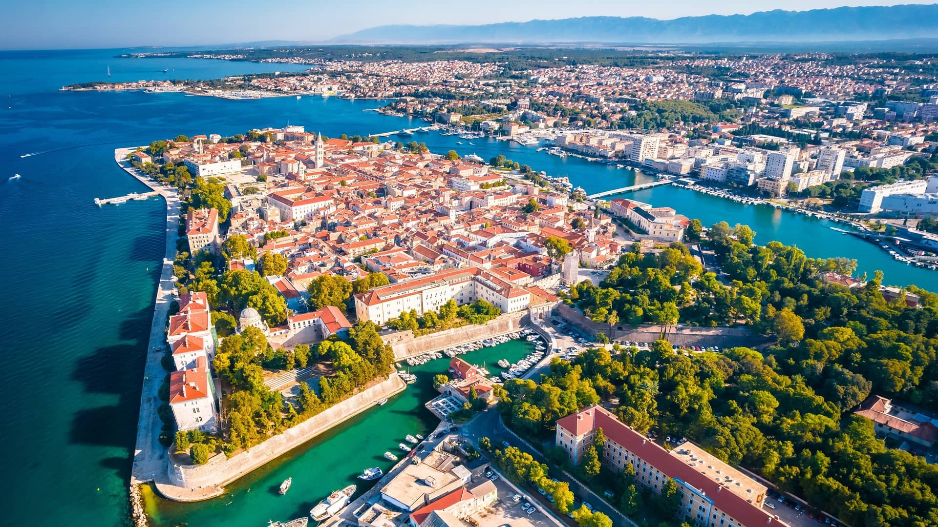 Zadar teplota moře - Je voda na koupání?