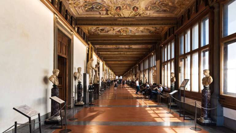 Galleria degli Uffizi – pokladnice renesance